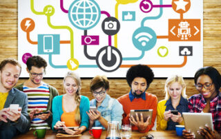 Ein Social Media-Team.