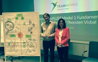 Svenja Hofert und Thorsten Visbal bei TeamworksPLUS, Teamworks GTQ mbH