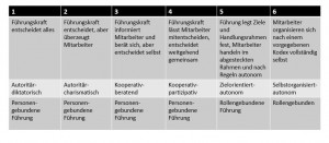 Stufenmodell der Führung