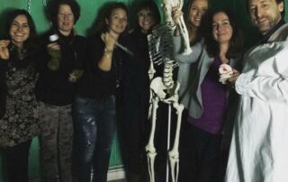 Das Teamworks-Team im Escape-Room.