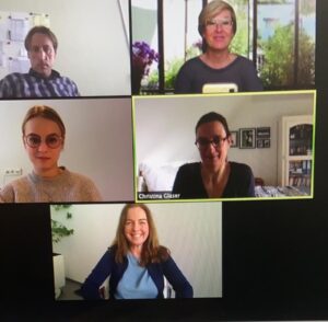 Bild 3: Direkter Blick, wenn die Leiste am eigenen Bildschirm oben angeordnet ist